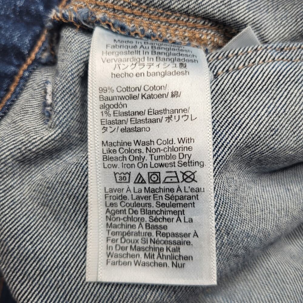 J. Crew Wide Leg Cropped Utility Jeans Stretch High Rise Medium Wash Trouser 28 - Picture 11 of 11
